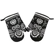 Praktik Kitchen mitt 2 pcs Slovak black - Oven Mitt