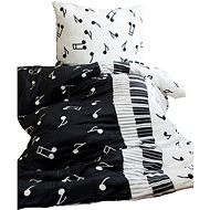Jerry Fabrics Microflannel sheets Noty 140 × 200, 70 × 90 cm - Bed Linen