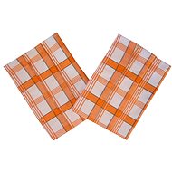Svitap sleepwell Extra absorbent towel 50×70 cm Káro orange 3 pcs - Kitchen Towel