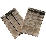 Svitap sleepwell Extra absorbent towel 50×70 cm Teapot/ polka dot beige 3 pcs - Kitchen Towel