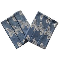 Svitap sleepwell Towel extra absorbent 50×70 cm Butterflies blue 3 pcs - Kitchen Towel