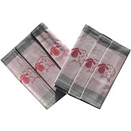 Svitap sleepwell Extra absorbent towel 50×70 cm Sheep cube red 3 pcs - Kitchen Towel