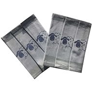 Svitap sleepwell Extra absorbent towel 50×70 cm Sheep cube blue 3 pcs - Kitchen Towel