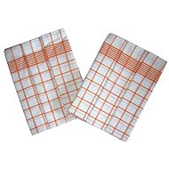 Svitap sleepwell Towel Negative Egyptian cotton 50×70 cm white/orange 3 pcs - Kitchen Towel