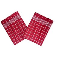 Svitap sleepwell Towels Pozitiv Egyptian cotton 50×70 cm burgundy/white 3 pcs - Kitchen Towel