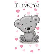 Jerry Fabrics Teddy Bear towel 70×140 cm - Children's Bath Towel