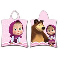 Jerry Fabrics Poncho You and Bear dots 50×115 cm - Children's Bath Towel