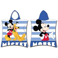 Jerry Fabrics Mickey stripe poncho 50×115 cm - Children's Bath Towel