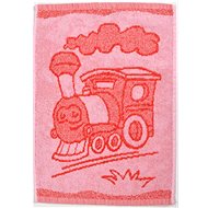 Profod Baby towel Train red 30×50 cm - Children's Bath Towel
