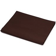 Dadka Cotton sheet dark brown 140×240 cm - Bedsheet