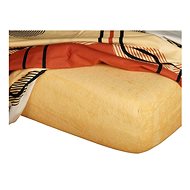 Dadka Terry sheet ochre 180×200×15 cm - Bedsheet
