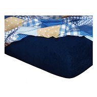 Dadka Terry sheet dark blue 60×120 cm - Bedsheet