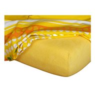 Dadka Terry sheet dark yellow 90×200×15 cm - Bedsheet