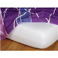 Dadka Jersey prostěradlo bílé 100×200×20 cm - Prostěradlo