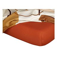 Dadka Jersey sheet brick 90×200×18 cm - Bedsheet