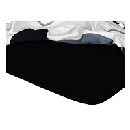 Dadka Jersey sheet black 90×200×18 cm - Bedsheet