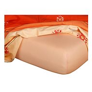 Dadka Jersey sheet apricot 90×200×18 cm - Bedsheet