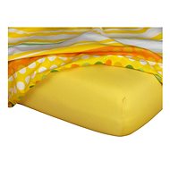 Dadka Jersey sheet dark yellow 90×200×18 cm - Bedsheet