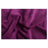 Svitap sleepwell microflannel dark purple, 180 × 200 × 20 cm - Bedsheet
