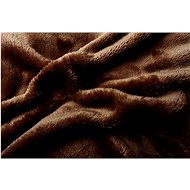 Svitap sleepwell Sheet microflannel dark brown 180×200×20 cm - Bedsheet