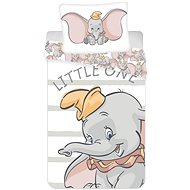 Jerry Fabrics Bed Linen Dumbo Grey Stripe 140x200, 70x90cm - Children's Bedding