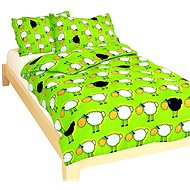 Dadka Crepe Bed Linen Sheep Flock Green 90x130, 45x60cm - Bed Linen