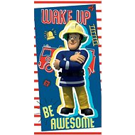 Jerry Fabrics Fireman Sam "Be Awesome" 70x140 cm - Children's Bath Towel