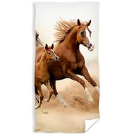 Carbotex Horse Ryzak and foal - Children's Bath Towel
