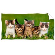 Carbotex Kittens in the grass - Children's Bath Towel