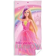 Carbotex Barbie Pink World - Children's Bath Towel