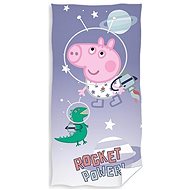 CARBOTEX prasátko Peppa George astronaut 70×140 cm - Children's Bath Towel