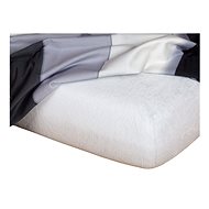 Dadka Terry sheet silver 140 × 200 × 20 cm - Bedsheet