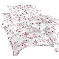 Dadka cotton Snowflakes grey 140×200, 70×90 cm - Bed Linen