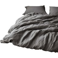 Dadka Bed linen muslin 140 × 200, 70 × 90 cm grey - Bed Linen