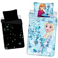 Jerry Fabrics Frozen "Light blue 02" luminous effect 140×200, 70×90 cm - Children's Bedding