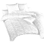 Dadka damask Jiřiny white 40×40 cm cover - Bed Linen