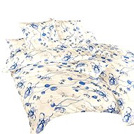 Dadka Bloom elegance cotton, 140 × 200, 70 × 90 cm, banana - Bed Linen