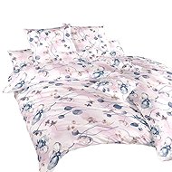 Dadka Bloom elegance cotton, 140 × 200, 70 × 90 cm, powder - Bed Linen