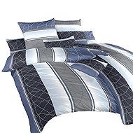 Dadka Bruno cotton, 140 × 200, 70 × 90 cm, blue - Bed Linen