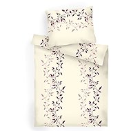 Dadka Linen crepe Mandevila burgundy on banana 140 × 200, 70 × 90 cm - Bed Linen