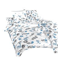 Dadka Agata denim on white 140 × 200, 70 × 90 cm - Bed Linen