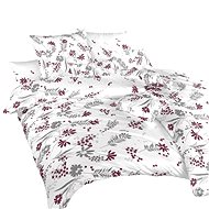 Dadka Agata burgundy on white 140 × 200, 70 × 90 cm - Bed Linen