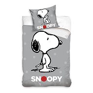 CARBOTEX Snoopy Grey 140 × 200 cm - Children's Bedding