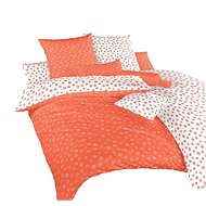 Dadka crepe Agnes white/salmon DUO - Bed Linen