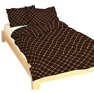 Dadka crepe lattice brown - Bed Linen
