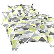 Dadka crepe Pyramids kiwi - Bed Linen