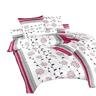 Dadka flannel Liéna burgundy - Bed Linen