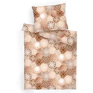Dadka Geon Linen satin 140 × 200 cm, 70 × 90 cm, Mandalas brown - Bed Linen
