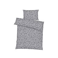 Dadka Linen crepe 140 × 200 cm, 70 × 90 cm, Sorat dark grey - Bed Linen