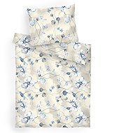 Dadka Linen flannel 140 × 200 cm, 70 × 90 cm, Bloom elegance banana - Bed Linen